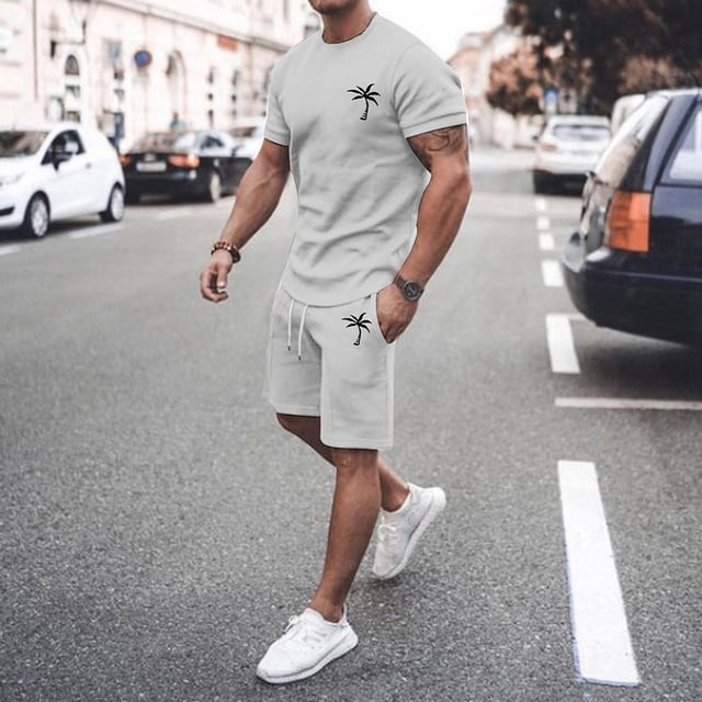 Product Classification Men’s Suits Modern Summer Tracksuit Set for Casual Everyday Outdoors by Platform Competitors