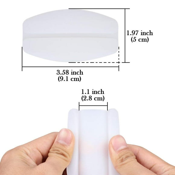 Women's Soft Silicone Bra Strap Cushions Holder Non-Slip Shoulder Protectors Pads