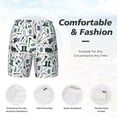 thumbnail image 6 of Picia Modern Industry pattern Mens Swim Trunks with Compression Liner Stretch Beach Shorts Quick Dry with Zipper Pockets No-Chafing Board Shorts-Medium, 6 of 9