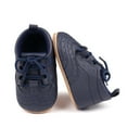 thumbnail image 3 of Owordtank Baby Shoes Boys Girls Infant Sneakers Non-Slip Rubber Sole Toddler Crib First Walker Shoes, 3 of 6