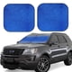 thumbnail image 1 of Fotbe Blue Glitter Juego de 2 Piezas de Parasoles para Parabrisas | Bloqueador Solar para Auto | Accesorios Plegables para Protección Solar Interior-Large, 1 of 6