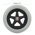 thumbnail image 3 of Accessoire de Fauteuil Roulant Durable 7 Pouces, Roues Antidérapantes, Résistant - pour Fauteuil Roulant Motorisé Fauteuil Roulant Manuel Personnes Âgées, 3 of 7