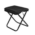 thumbnail image 3 of Taburete plegable para acampar, reposapiés, silla de picnic, práctico asiento de campamento, reposapiés para pintar, barbacoa, jardín, senderismo y Negro, 3 of 8