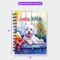 thumbnail image 5 of Watercolor Hello Winter Bichon Frise Chill Christmas Welcome Spiral Bound Journal Bichons Dog Lovers Gifts Idea 5x7in Spiral Notebook - 00016, 5 of 5
