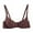 Brown, variant on Push Up Bras for Women Comfort Wireless Adjustable Straps Bra Full Coverage Seamless Bralettes Blue S