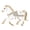 white, variant on Women Luxury Dress Horse Brooch as a UK Travel Souvenir Gift for Special Occasions