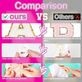 thumbnail image 3 of Self-Adhesive Letter Patch Iron-On College Letter Patch Sticker Clothing Backpack Embroidery Applique Letter Patch A, 3 of 5
