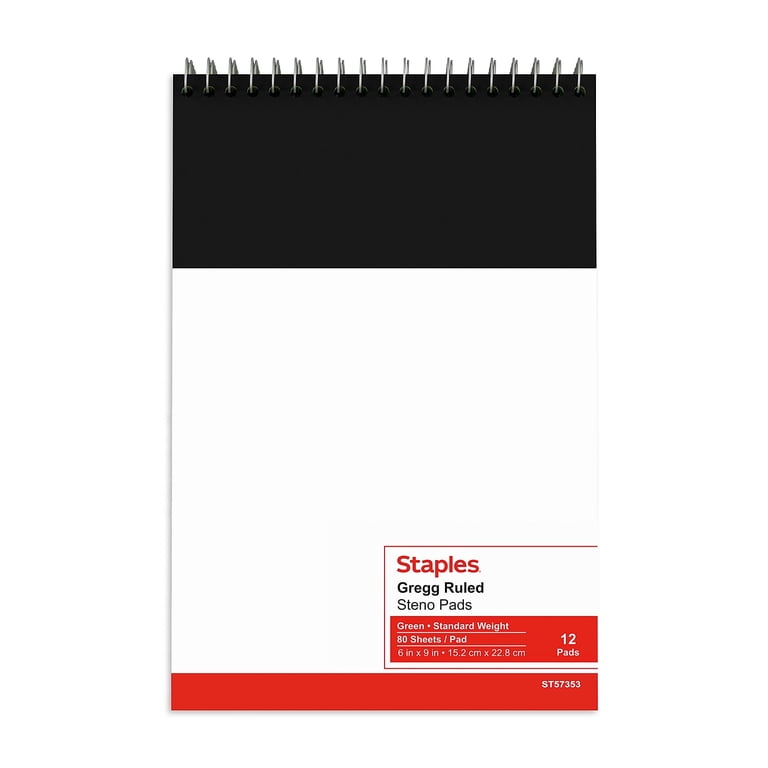Unruled Notepad - 5\" X 8\" - White - 100 Sheets/Pad - 6 Pack...