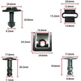 thumbnail image 2 of WWS-60 Pcs Clips de Couverture de Plateau Moteur Kit de Vis en Métal pour Audi VW, 2 of 4