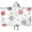 Multicolor Christmas Snowflake, variant on Multicolor Christmas Forest Pattern Hooded Bath Towel，50"x30" for Ages 3 To 12 Kids, Quick Dry Lightweight Soft Microfiber Hood Beach Towel Cover Up for Kids
