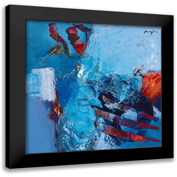 Magis, Pascal 12x12 Black Modern Framed Museum Art Print Titled - Abysse II