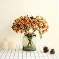 thumbnail image 6 of 1pc Artificial Bigger Silk Hydrangea Flower Heads with Stem Realistic Hydrangea Flower Bouquets for Wedding Home Party Garden Centerpiece (Navy Blue), 6 of 7