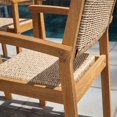 thumbnail image 2 of Chesapeake Outdoor Natural 7-Piece Wood Dining Set, 2 of 5