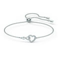 thumbnail image 1 of Swarovski Swarovski Infinity Heart Bracelet - White - Rhodium Plated, 1 of 2