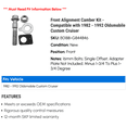 thumbnail image 2 of Front Alignment Camber Kit - Compatible with 1982 - 1992 Oldsmobile Custom Cruiser 1983 1984 1985 1986 1987 1988 1989 1990 1991, 2 of 2
