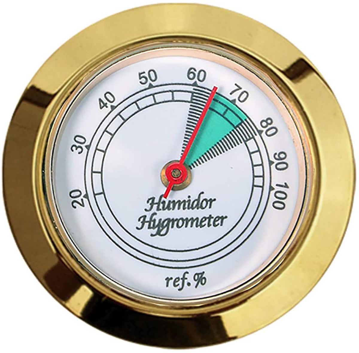 1 7/16 Gold Hygrometer Insert