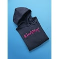 thumbnail image 3 of Mummy. Pink Lettering Hoodie Women -Image by Shutterstock, Female Small, 3 of 4