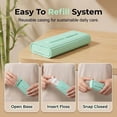 thumbnail image 4 of Portable Floss Dispenser Kit, 2026 New Refillable Dental Floss Dispenser, Floss Pick Holder, Travel Floss Picks Case for Travel, Home, Restaurant, Oral Care (Green-2pcs), 4 of 8