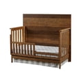 thumbnail image 2 of Pemberly Row Urban Rustic Wood Convertible Toddler Rail - Brushed Wheat Brown, 2 of 2