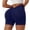 Blue, variant on Women Workout Impact Shorts Scrunch Butt Lifting Gym Seamless Booty Biker Shorts High Waisted Tummy Control Gym Yoga Shorts Gray M