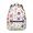 Pioneer Flower Floral-3, variant on Pioneer Flower Floral Print Pattern Backpack for School, Cute School Bag with Adjustable Shoulder Straps and Padded Back, 15.3"x11"x7.1"