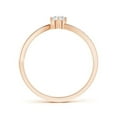 thumbnail image 2 of ANGARA Natural Six Prong-Set Diamond Split Shank Ring in 14K Rose Gold for Women (Size-4.1mm| Color-G| Clarity-VS2) | April Birthstone, Anniversary, Jewelry Gift for Women | Natural Diamond Ring, 2 of 7