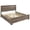 Washed Taupe, variant on Kauffman Wood Queen Storage Panel Bed Dark Cocoa