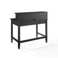 thumbnail image 6 of Crosley Furniture Campbell Wooden Writing Desk and Hutch in Black, 6 of 12