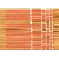 thumbnail image 1 of Ahgly Company Indoor Rectangle Abstract Orange Modern Area Rugs, 2' x 5', 1 of 4