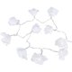 thumbnail image 3 of Guirnalda de 10 luces LED con forma de rosa para decoración de interiores, fiestas, bodas y Navidad, color blanco cálido, 3 of 14