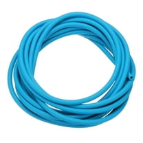 Uxcell 13 Ft(4M) Rubber Tubing, 3/16"(4mm) ID 1/4"(7mm) OD Sling Shot Natural Latex Rubber Tubing for Exercise Stretching Laboratory Home Hose, Blue