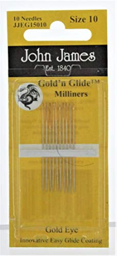 Sewing Craft 5x Hand Sewing Needles Premium Straw/Milliners Size 3-9 
