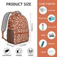 thumbnail image 6 of Summer Bright Romantic Floral Print Student Backpack - Ergonomic Backpack with Spinal Support, 6 of 6