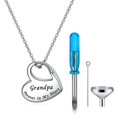 thumbnail image 1 of Collares de urna de corazón para cenizas YONGSHENG joyería conmemorativa, 1 of 5
