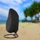 thumbnail image 1 of Funda para silla colgante para patio 420D Tela Oxford resistente impermeable Veranda Patio Cocoon Egg Chair Funda protectora para muebles de jardín Resistente al agua y a los rayos UV Muyoka Hogar, 1 of 2