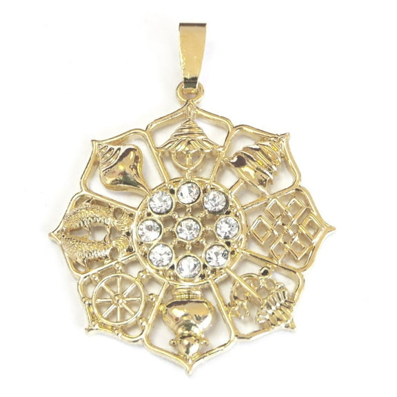 8 Auspicious Object Pendant by Feng Shui Import LLC