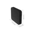 thumbnail image 2 of PAMINGONO 6Pcs Black Rubber Shock Absorbing Mat for Treadmill Vibration Reduction Home Use, 2 of 7