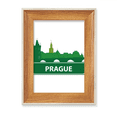 thumbnail image 1 of Prague Czech Republic Green Landmark Desktop Wooden Photo Frame Display Picture Art Painting Multiple Sets, 1 of 3