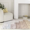 thumbnail image 2 of Rug Branch Eclipse Colorful Striped Rainbow White Beige Indoor Area Rug - 5x7, 2 of 8