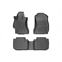 WeatherTech Custom Fit FloorLiners compatible with 2014-2018 Subaru Forester - 1st & 2nd Row, Black