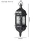 thumbnail image 2 of Candelabro de Araña marroquí Vintage, Farol Colgante, Candelita Colgante, Candelabro de Cristal para Interiores y Exteriores, LED sin Llama (Negro), 2 of 9