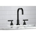 thumbnail image 4 of Kingston Brass Manhattan 8 in. Widespread Bathroom Faucet Polished Nickel Polished, 4 of 5