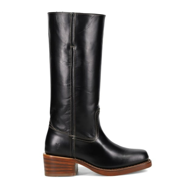Botas Frye Campus 14L Iconic Tall para mujer negras 9.5US