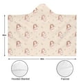 thumbnail image 3 of Wearable Blanket,Princess with Unicorn Pattern Hooded Wearable Flannel Blanket for Adults & Teens,Winter Poncho Shawl Wrap Cape Cozy Anti-Pill,60"x80", 3 of 5
