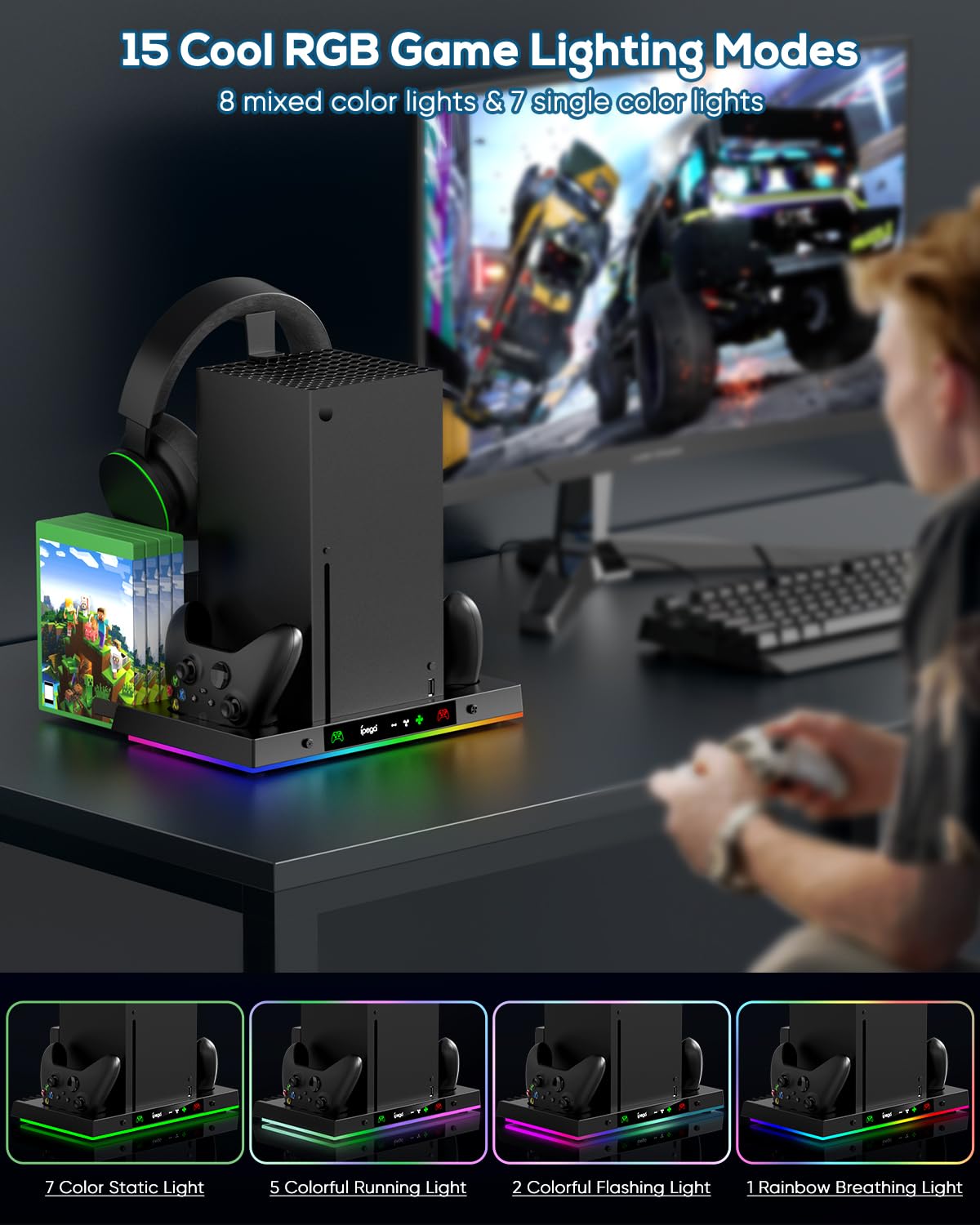 Prociv Xbox Series X RGB Cooling & Charging Station photo 5