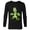 Black, variant on Disney Donald Duck Monster Halloween Costume - Long Sleeve T-Shirt for Men - Customized-Athletic Heather
