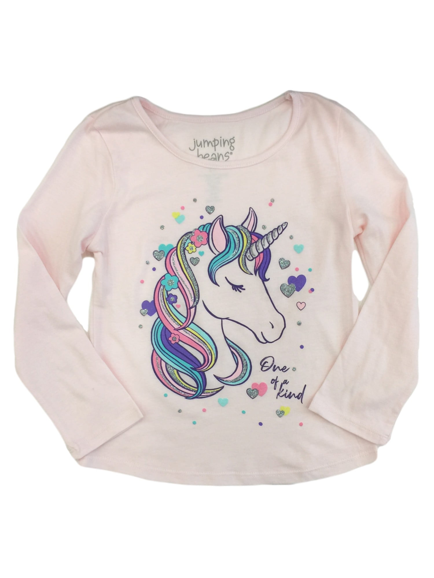 Baby Girls Tiddlers Long Sleeved Rainbow Unicorn Top Sweatshirt Pink 0-4 Years 