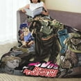 thumbnail image 6 of JoJo''s Bizar#re Adven-ture Fleece Blanket Soft Cozy Throw Blanket 60x80, Lightweight Fuzzy Comfy Flannel Blanket Warm Plush Throw Blankets for Couch, Sofa, Bed, 6 of 6