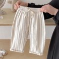 thumbnail image 2 of Gubotare Baby Pants Summer Baby Boys' Pants Low Waisted Lightweight Baggy Pants Solid Color Casual Basic Summer Cargo Pants with Pockets 6 12 Months (Beige,6-12 Months), 2 of 9