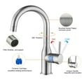 thumbnail image 4 of 2320201RB-OS WOWOW Bar Faucet with Water Supply Lines Brushed Gold Brushed, 4 of 5
